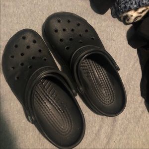 Black Crocs